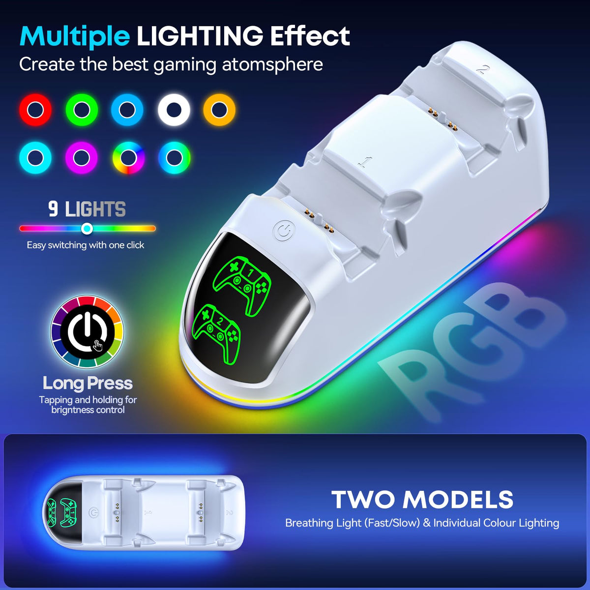 OIVO Controller Charging Dock – 2 Sizes & 4 Colours - Flex Gamingproduct_type