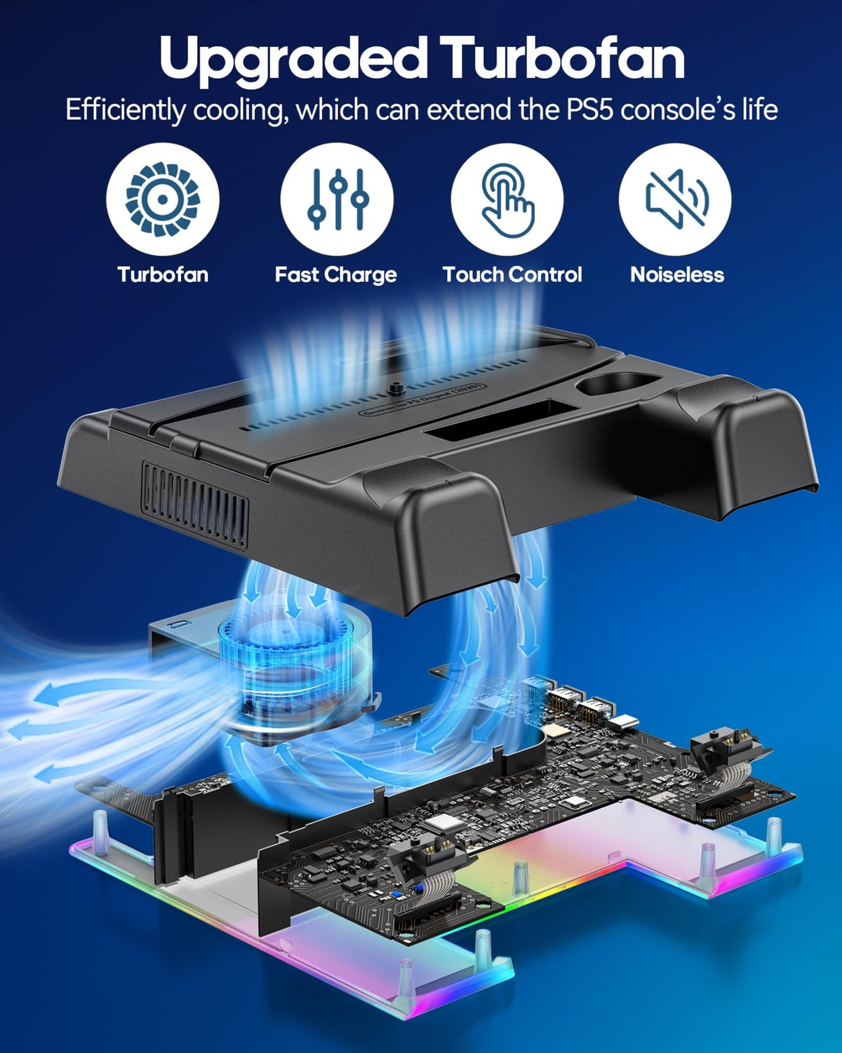 OIVO PS5 Stand & Cooling Station with Controller Charging – 5 Colours - Flex Gamingproduct_type