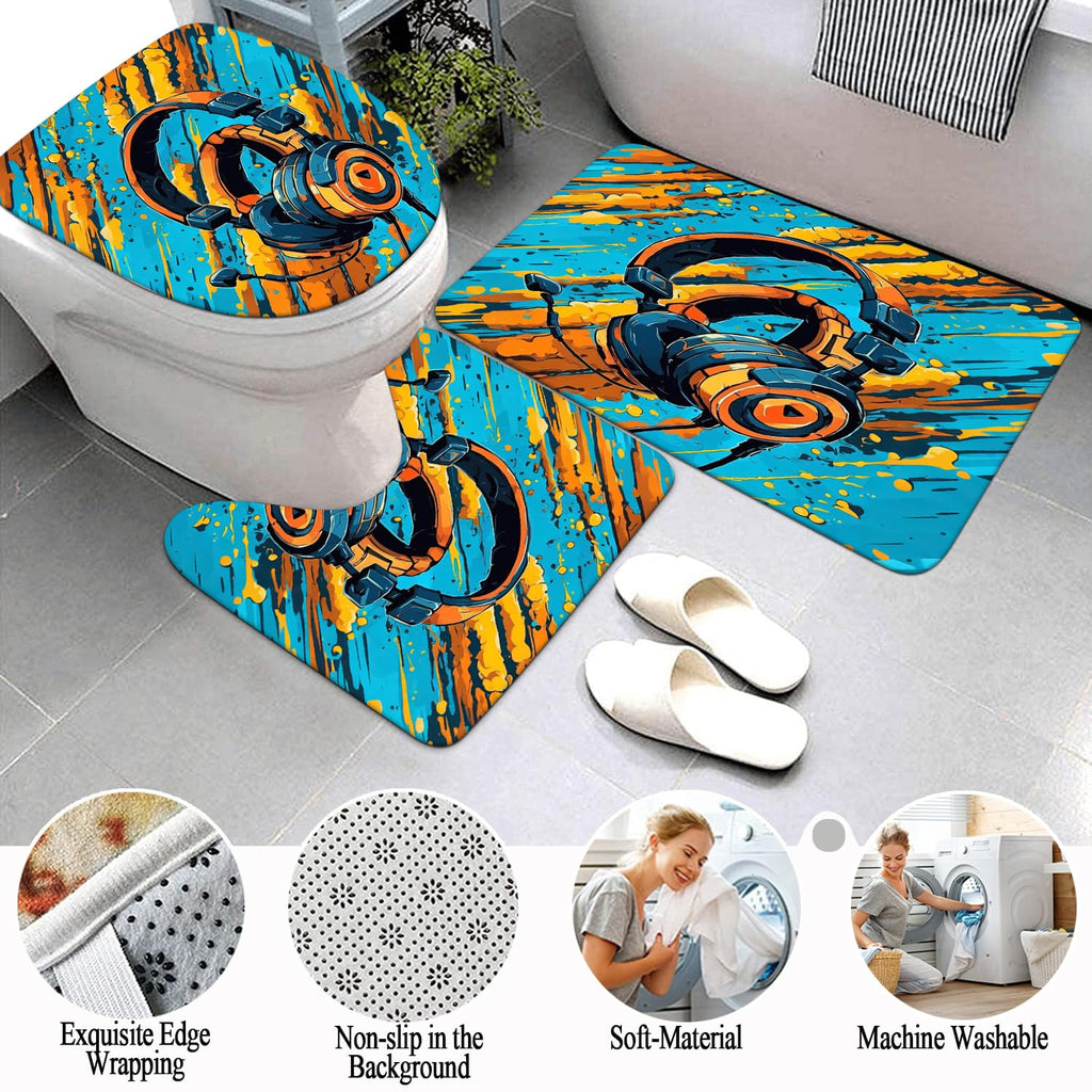 Omebero Gaming Shower Curtain Set, 4 Pieces – 3 Styles - Flex Gamingproduct_type