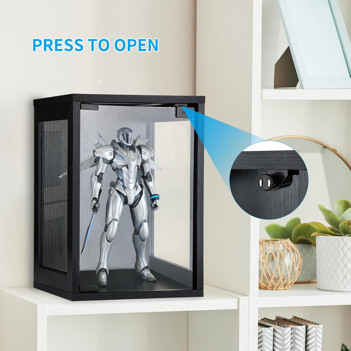 OMEYUPAN Wall-Mounted Display Case Shadow Box with RGB LED Lights - Flex Gamingproduct_type
