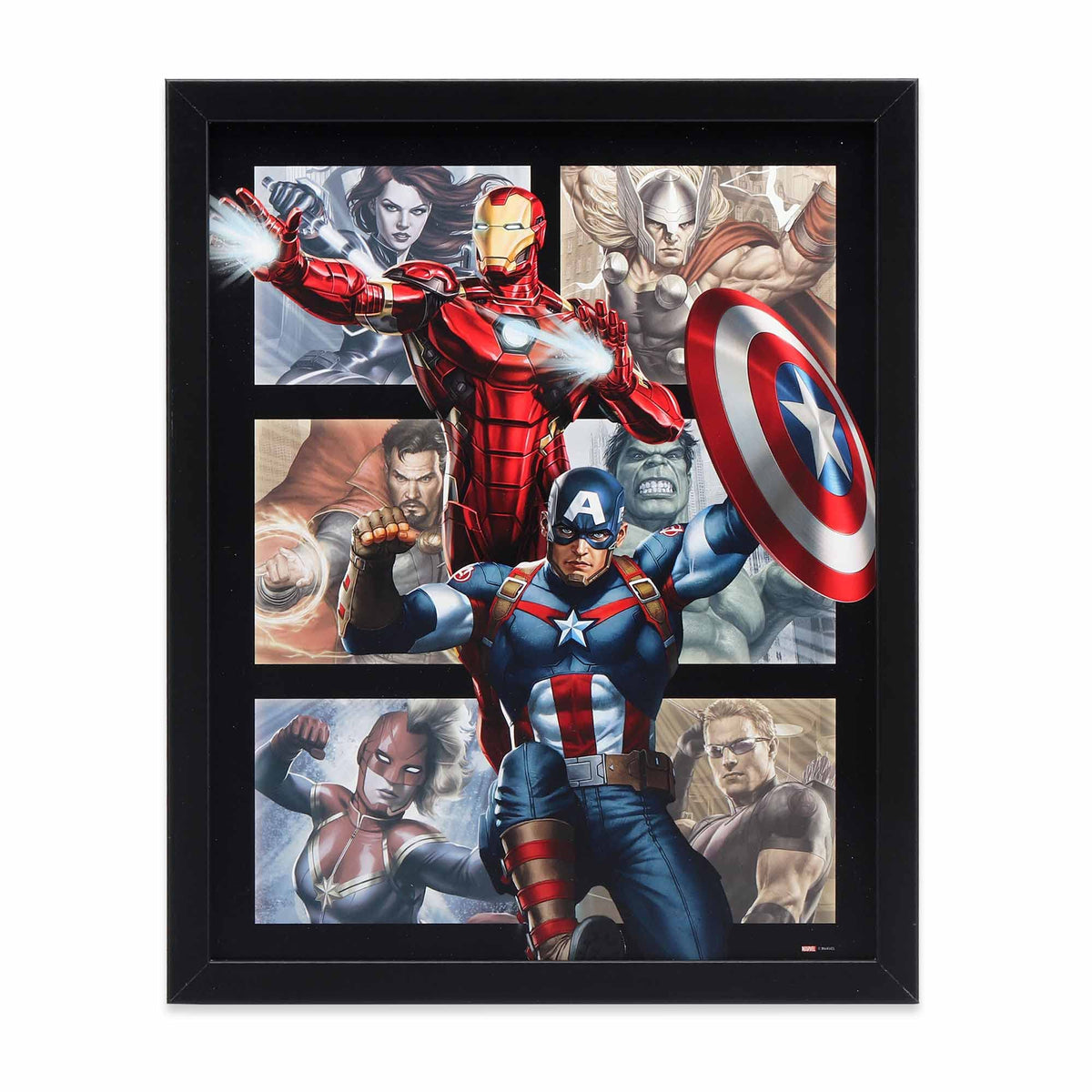 Open Road Brands Marvel Deadpool & Wolverine Framed Wood Wall Decor – 4 Colors - Flex Gamingproduct_type