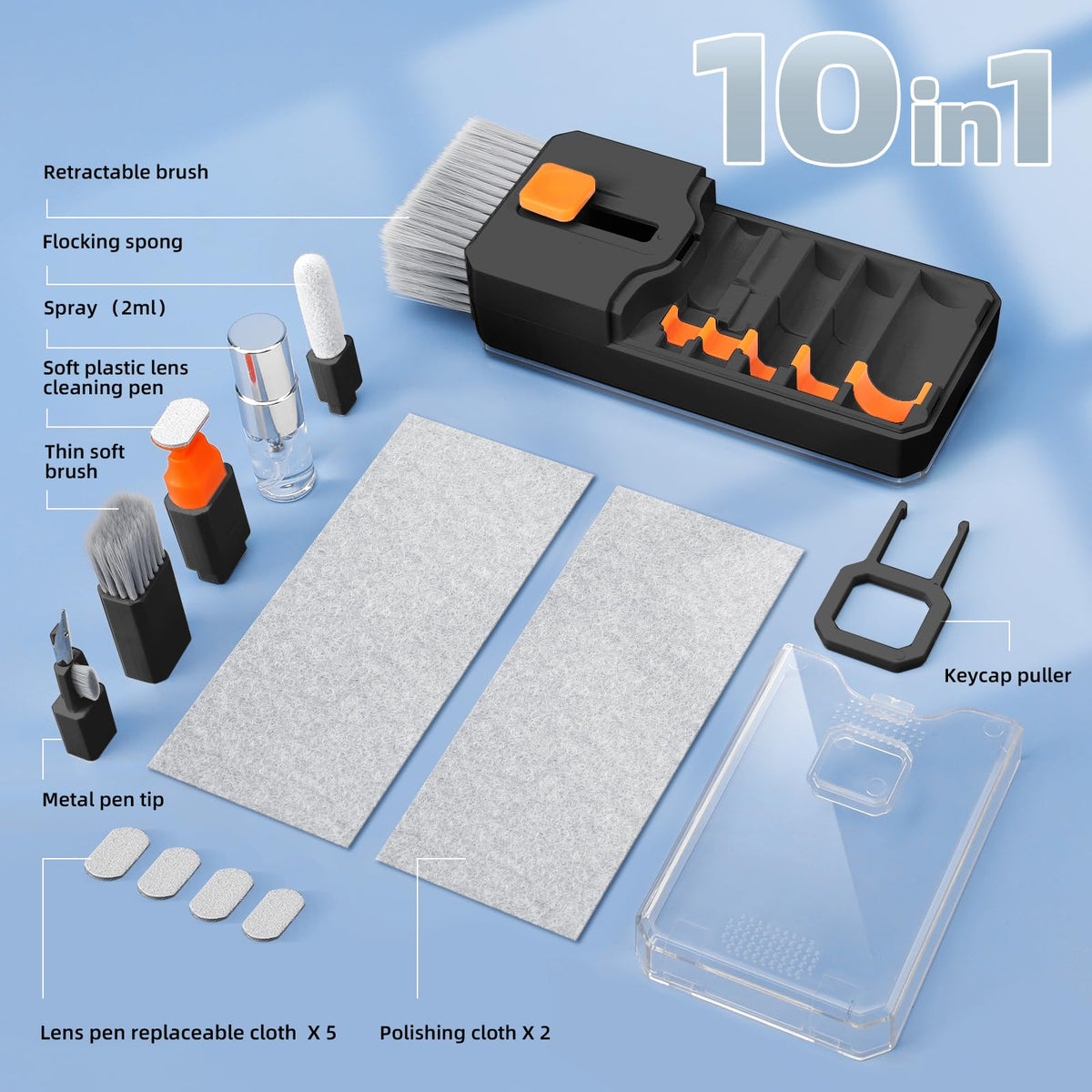 Ordilend All-in-1 Tech & Keyboard Cleaning Kit – 5 Colors - Flex Gamingproduct_type