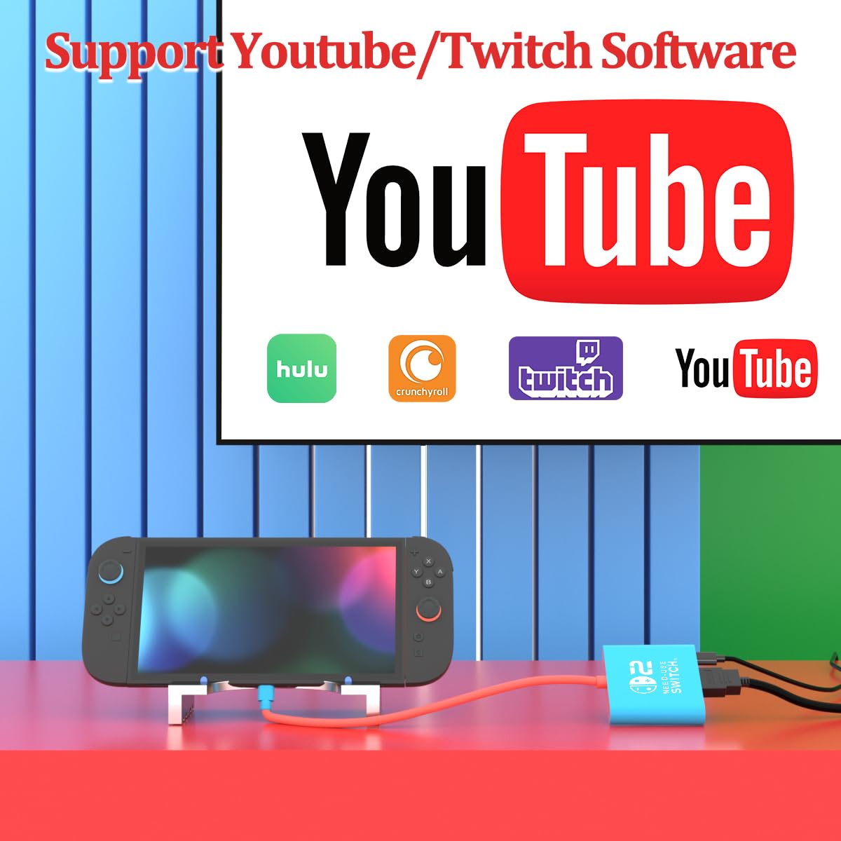 pdobq Portable Nintendo Switch Docking Station – 3 Cable Lengths - Flex Gamingproduct_type