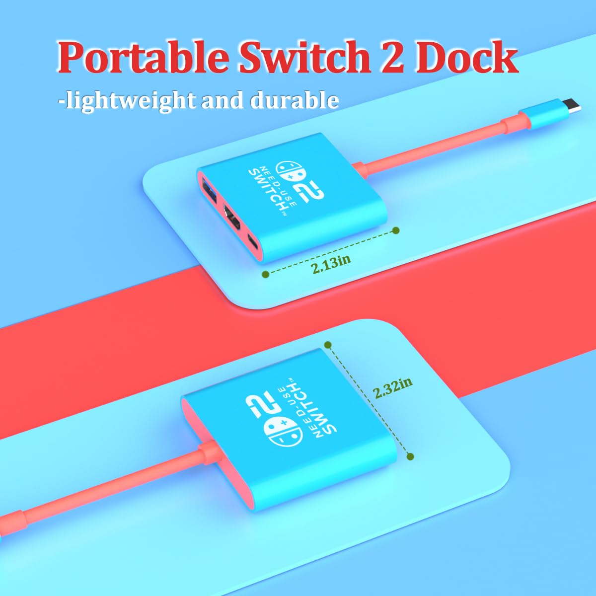 pdobq Portable Nintendo Switch Docking Station – 3 Cable Lengths - Flex Gamingproduct_type