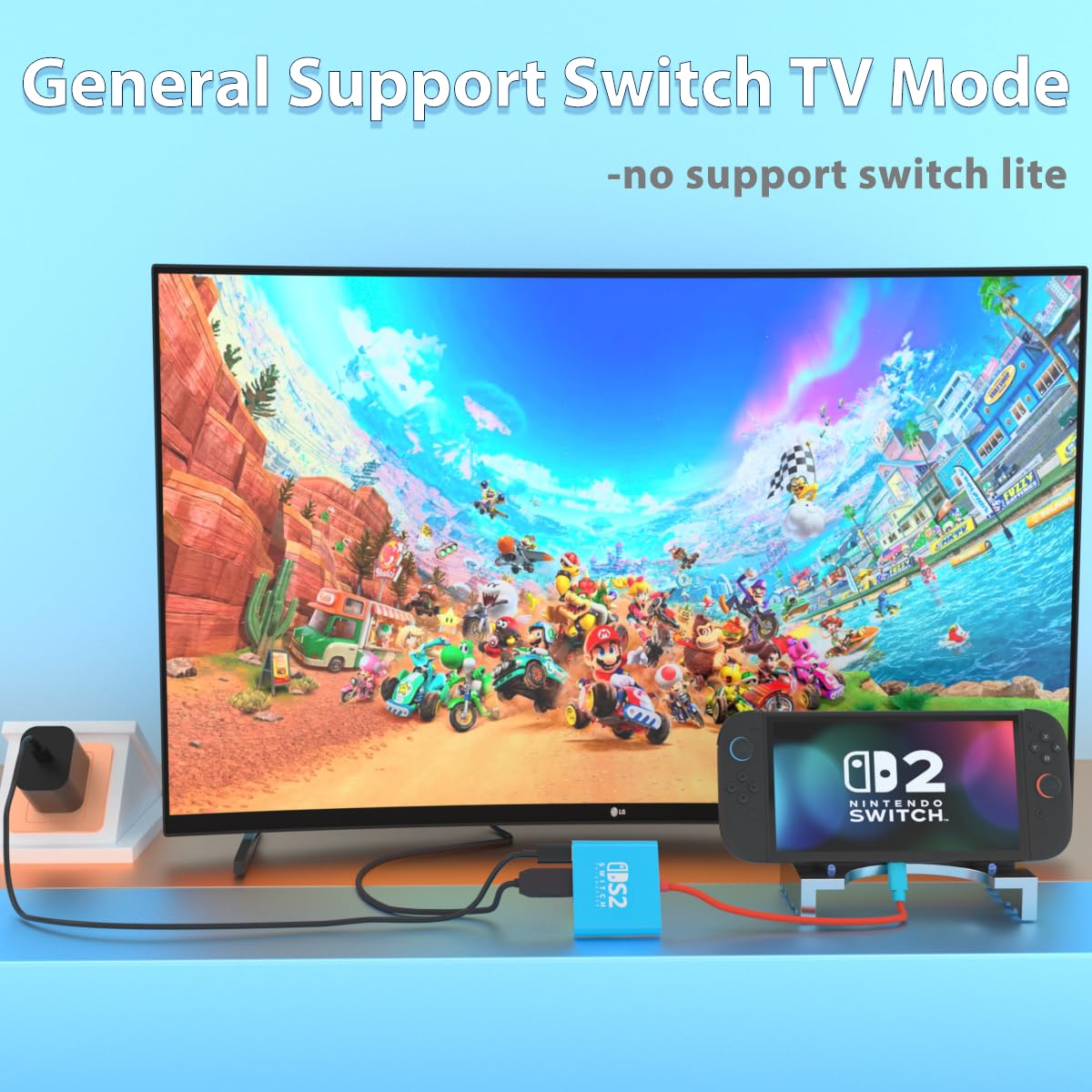 pdobq Portable Nintendo Switch Docking Station – 3 Cable Lengths - Flex Gamingproduct_type