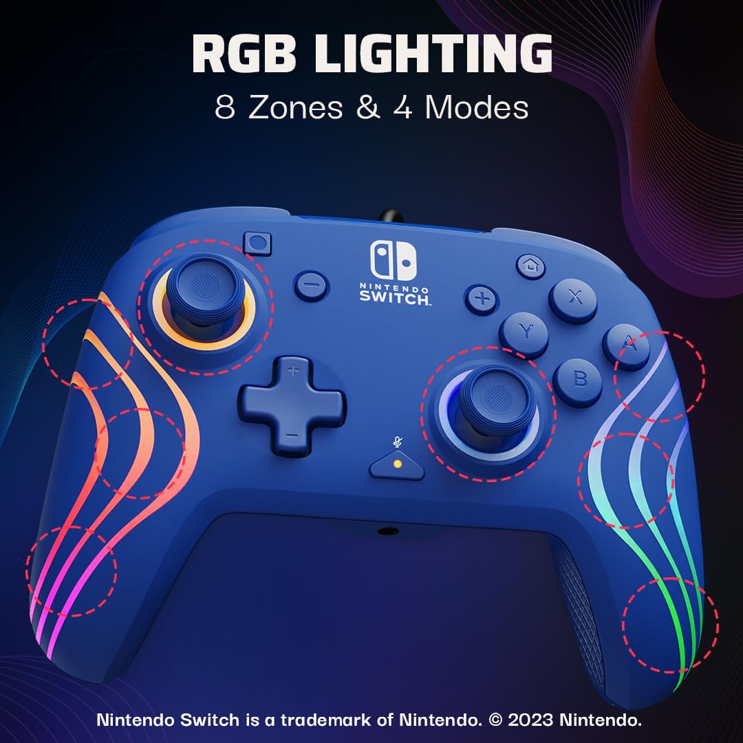PDP Afterglow Wave RGB Switch Controller – Wired & Wireless - Flex Gamingproduct_type