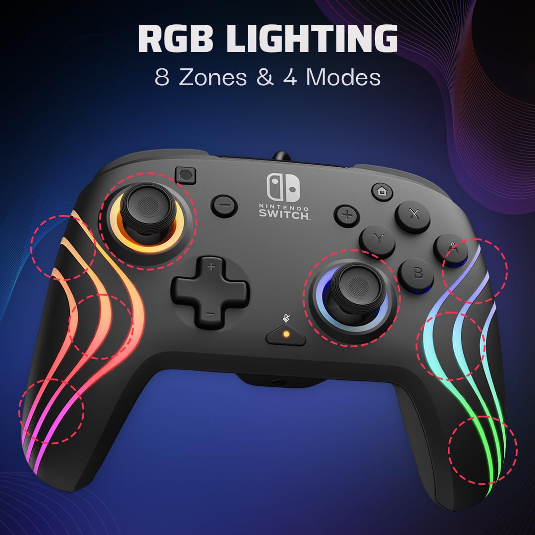 PDP Afterglow Wave RGB Switch Controller – Wired & Wireless - Flex Gamingproduct_type