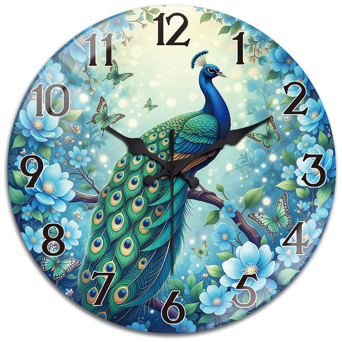 Peacoblue Silent Wall Clock – 26 Styles - Flex Gamingproduct_type