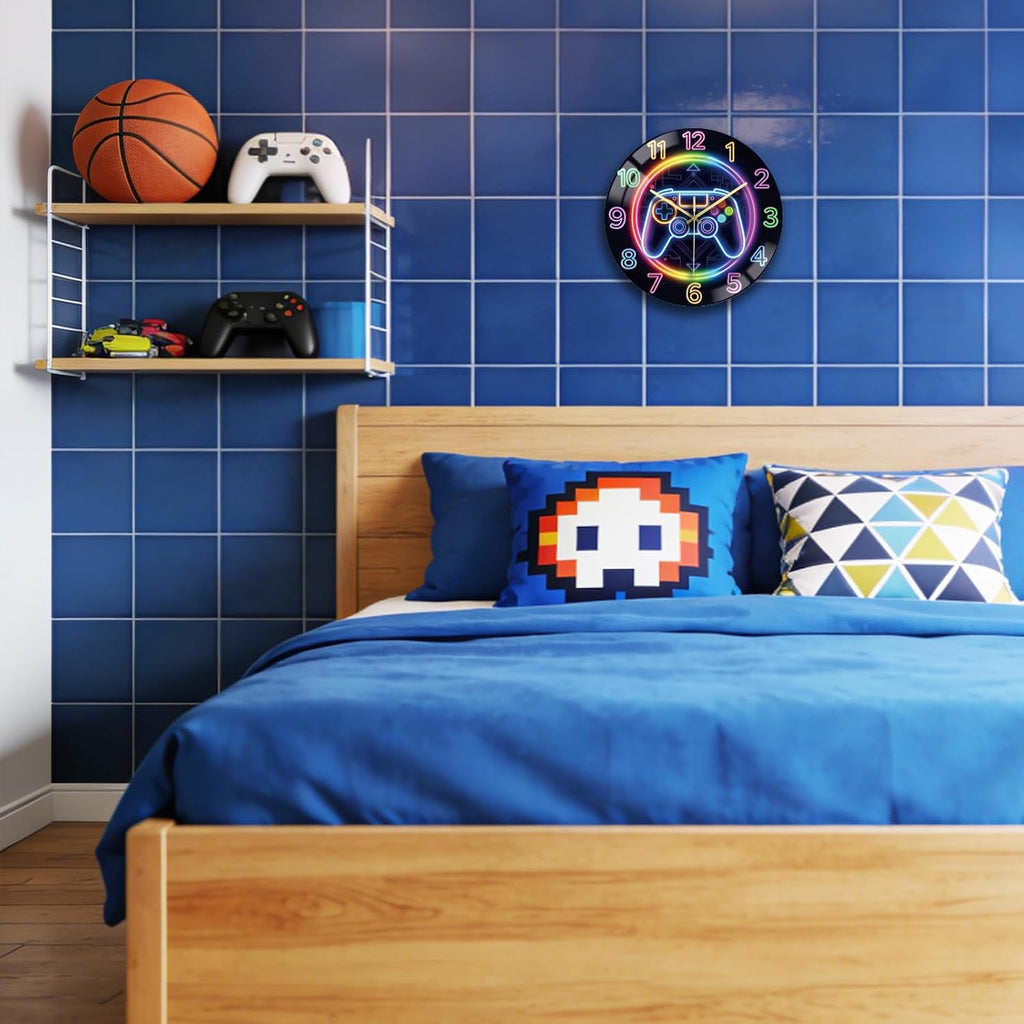 Peacoblue Silent Wall Clock – 26 Styles - Flex Gamingproduct_type
