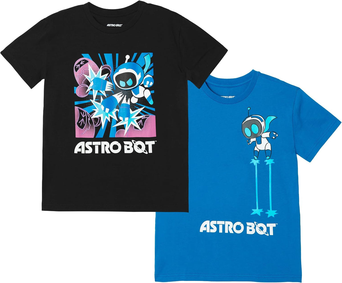 PlayStation Astro Bot 2-Pack Graphic Tees – Sizes 2T to 18-20 - Flex Gamingproduct_type