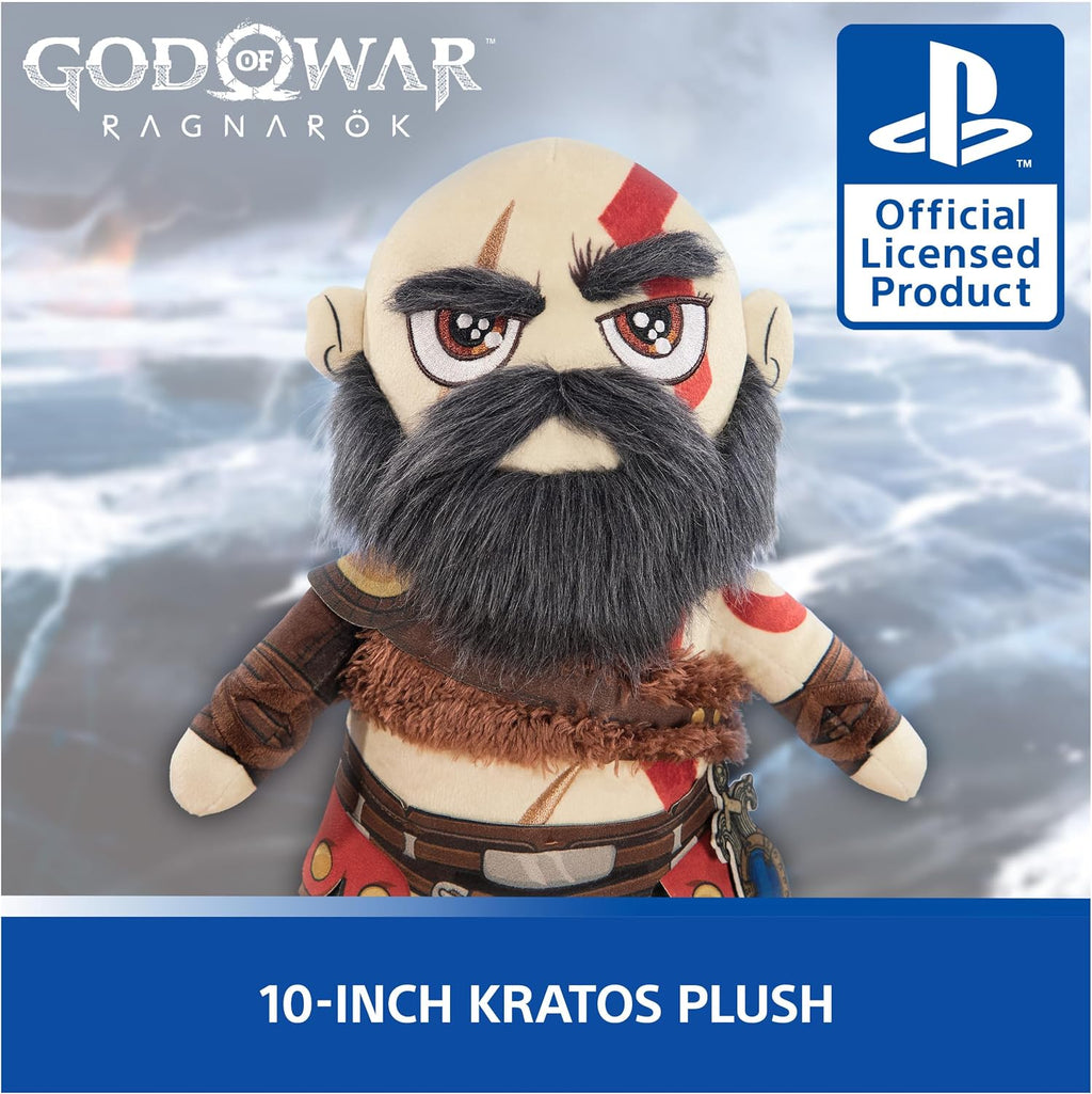 PlayStation God of War Ragnarök – Kratos 10" Collector Plush (Official) - Flex Gamingproduct_type
