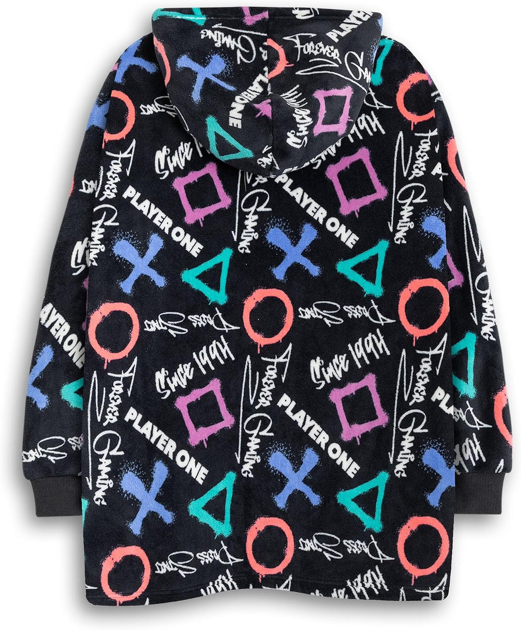 PlayStation Player One Blanket Hoodie – Gaming Loungewear - Flex Gamingproduct_type