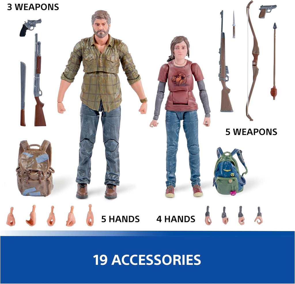 PlayStation The Last of Us Joel & Ellie 6" Deluxe Figure 2-Pack - Flex Gamingproduct_type
