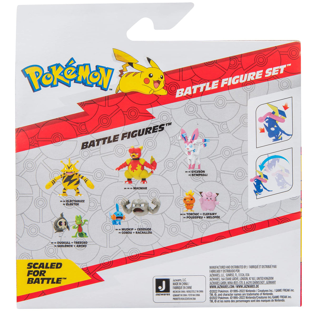 Pokémon Battle Figure 2-Pack – 6 Pairs - Flex Gamingproduct_type
