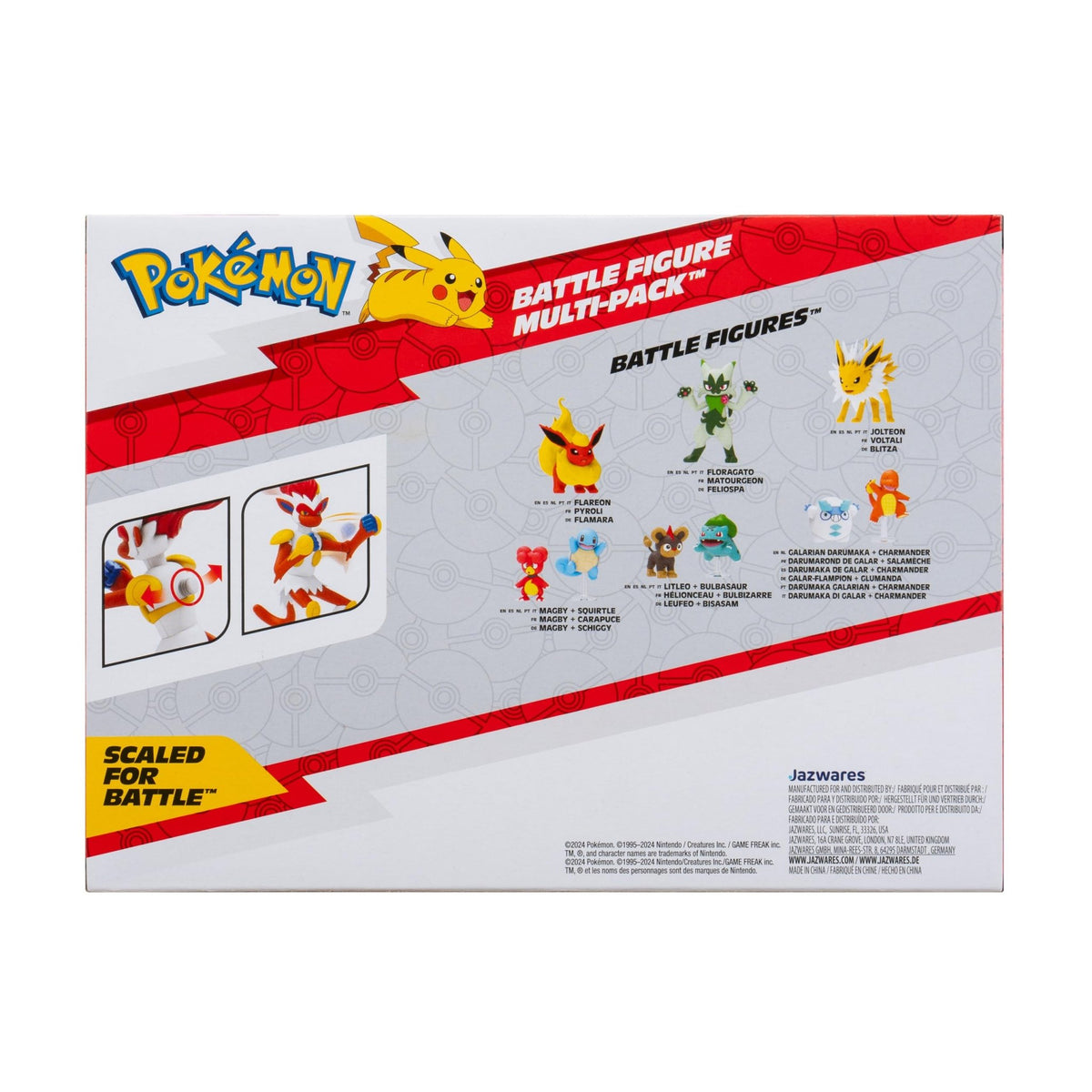 Pokémon Battle Figure 3-Pack – 4 Type Themes - Flex Gamingproduct_type