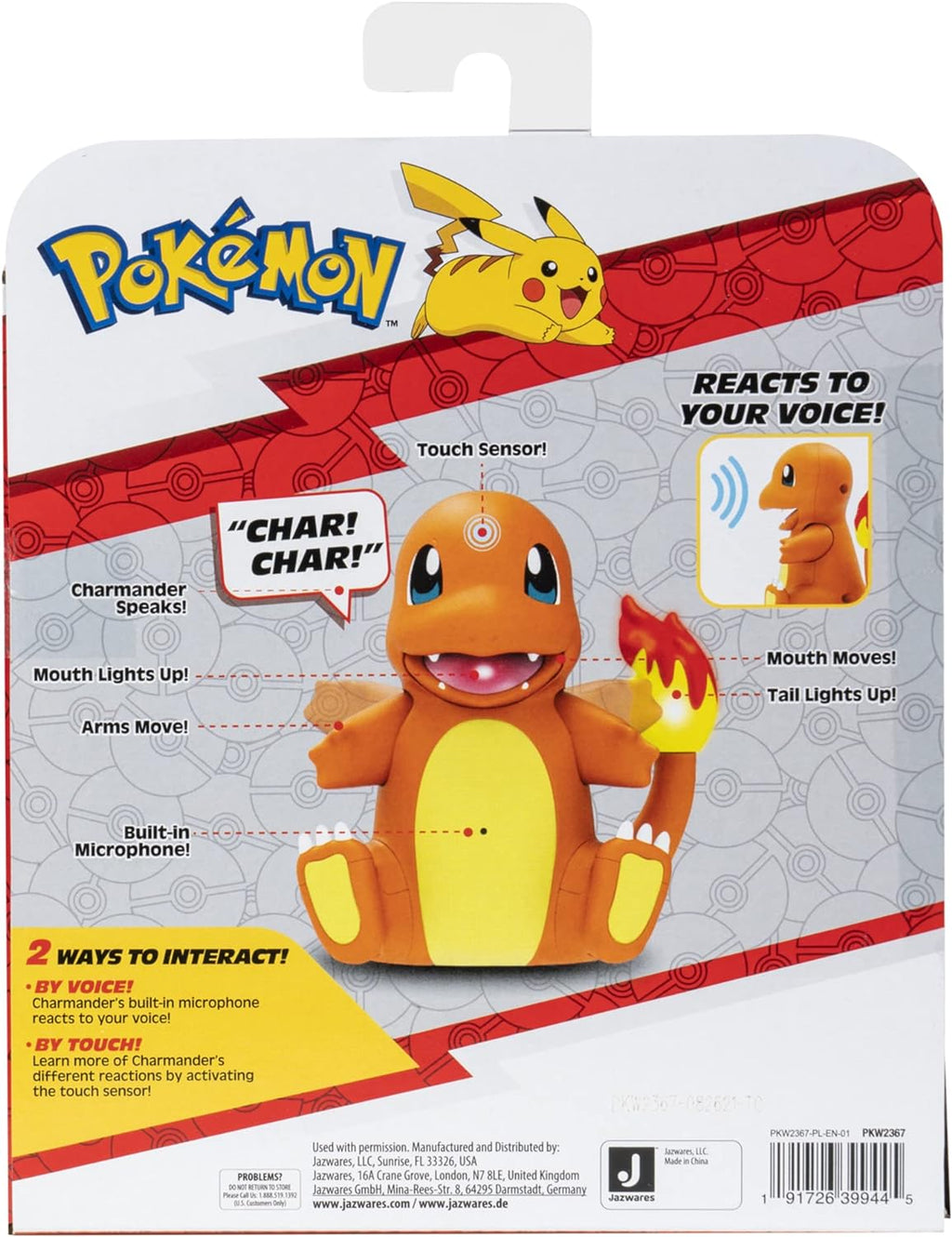 Pokémon My Partner Charmander – Electronic Interactive Figure - Flex Gamingproduct_type