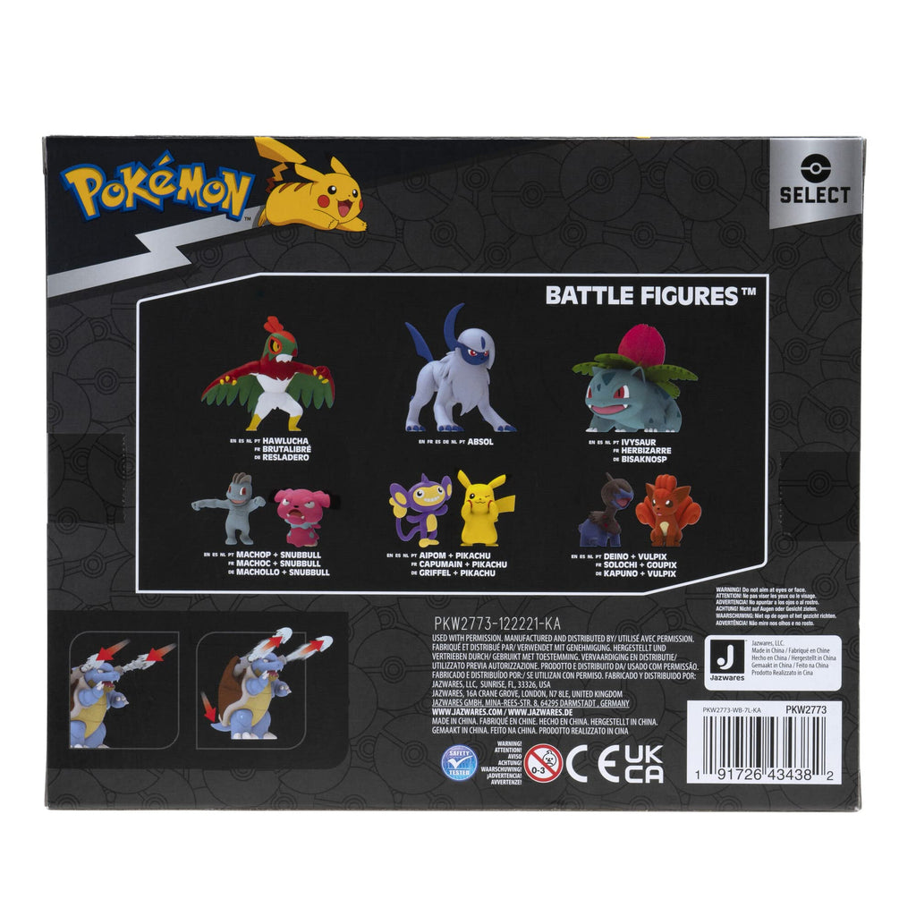 Pokémon Select Evolution Battle Figure 3-Pack – 5 Styles - Flex Gamingproduct_type