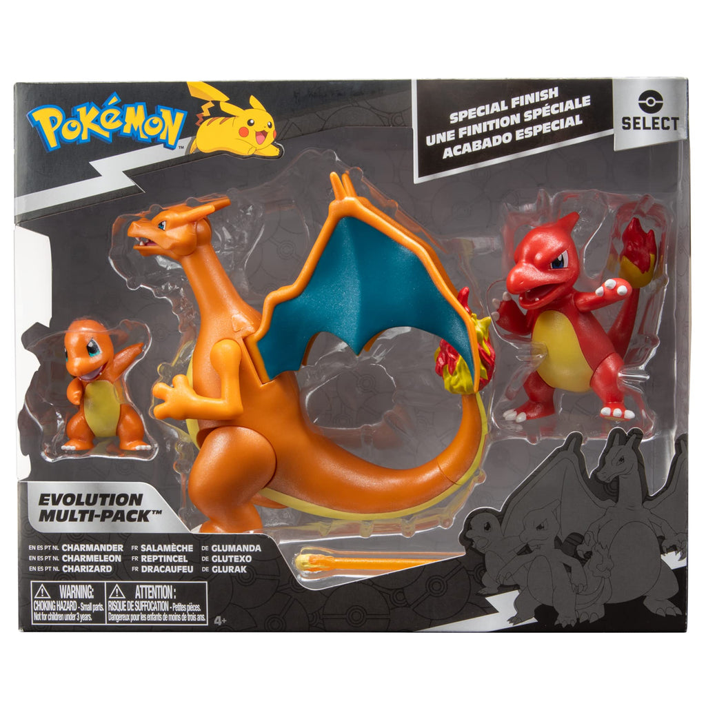 Pokémon Select Evolution Battle Figure 3-Pack – 5 Styles - Flex Gamingproduct_type