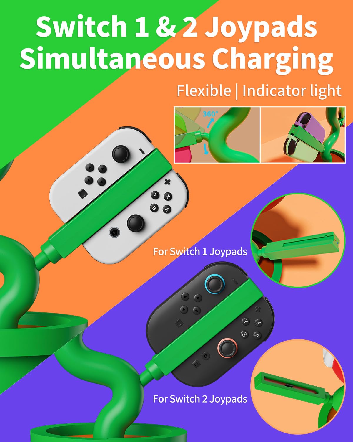 POWKONG Piranha2 Nintendo Switch 2 Dock with Cooling Fan – 2 Colours - Flex Gamingproduct_type