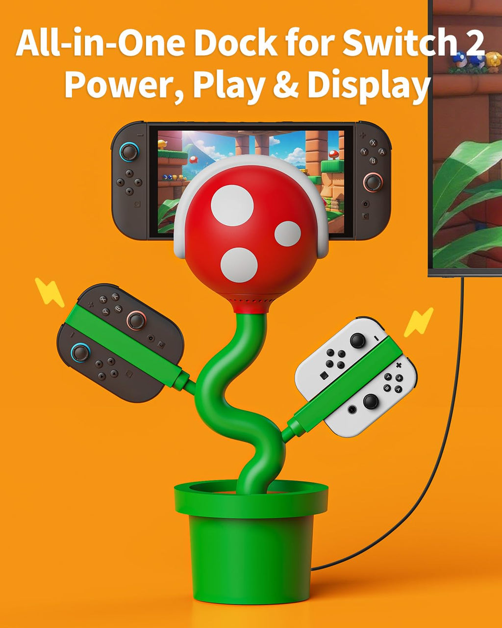 POWKONG Piranha2 Nintendo Switch 2 Dock with Cooling Fan – 2 Colours - Flex Gamingproduct_type