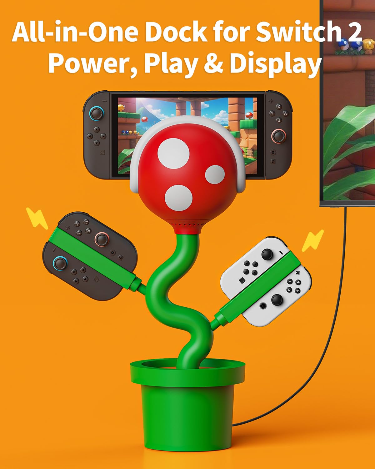 POWKONG Piranha2 Nintendo Switch 2 Dock with Cooling Fan – 2 Colours - Flex Gamingproduct_type