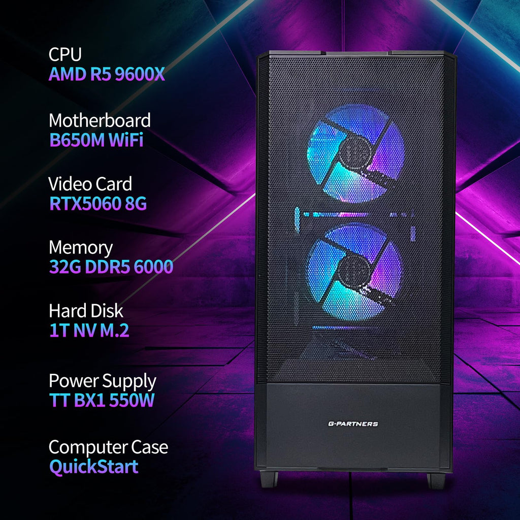Prebuilt Gaming Desktop PC – AMD Ryzen 5 5500 & RTX 3050 6GB - Flex Gamingproduct_type