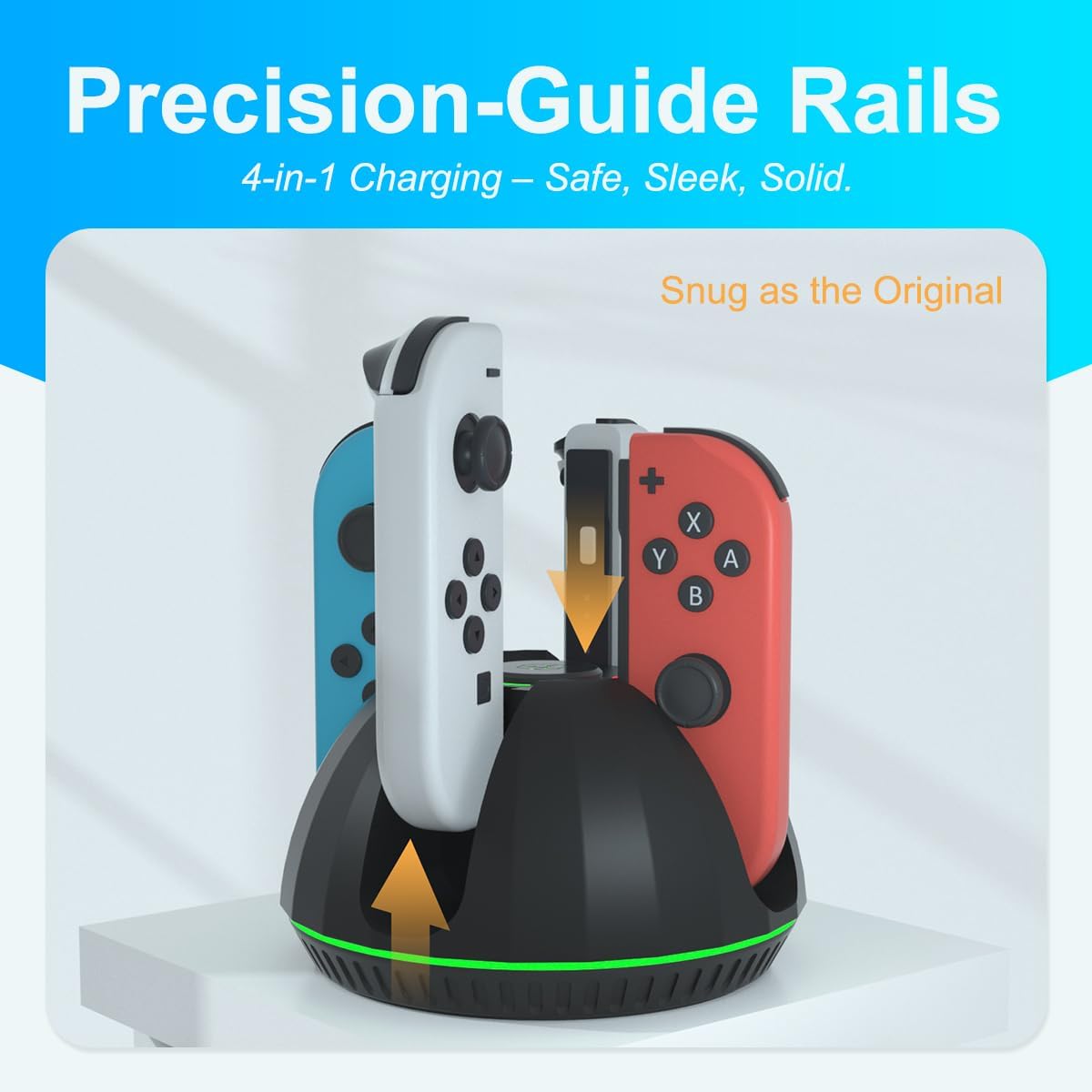 PURBHE 4-in-1 Nintendo Switch Joy-Con Charging Dock – 3 Cable Lengths - Flex Gamingproduct_type