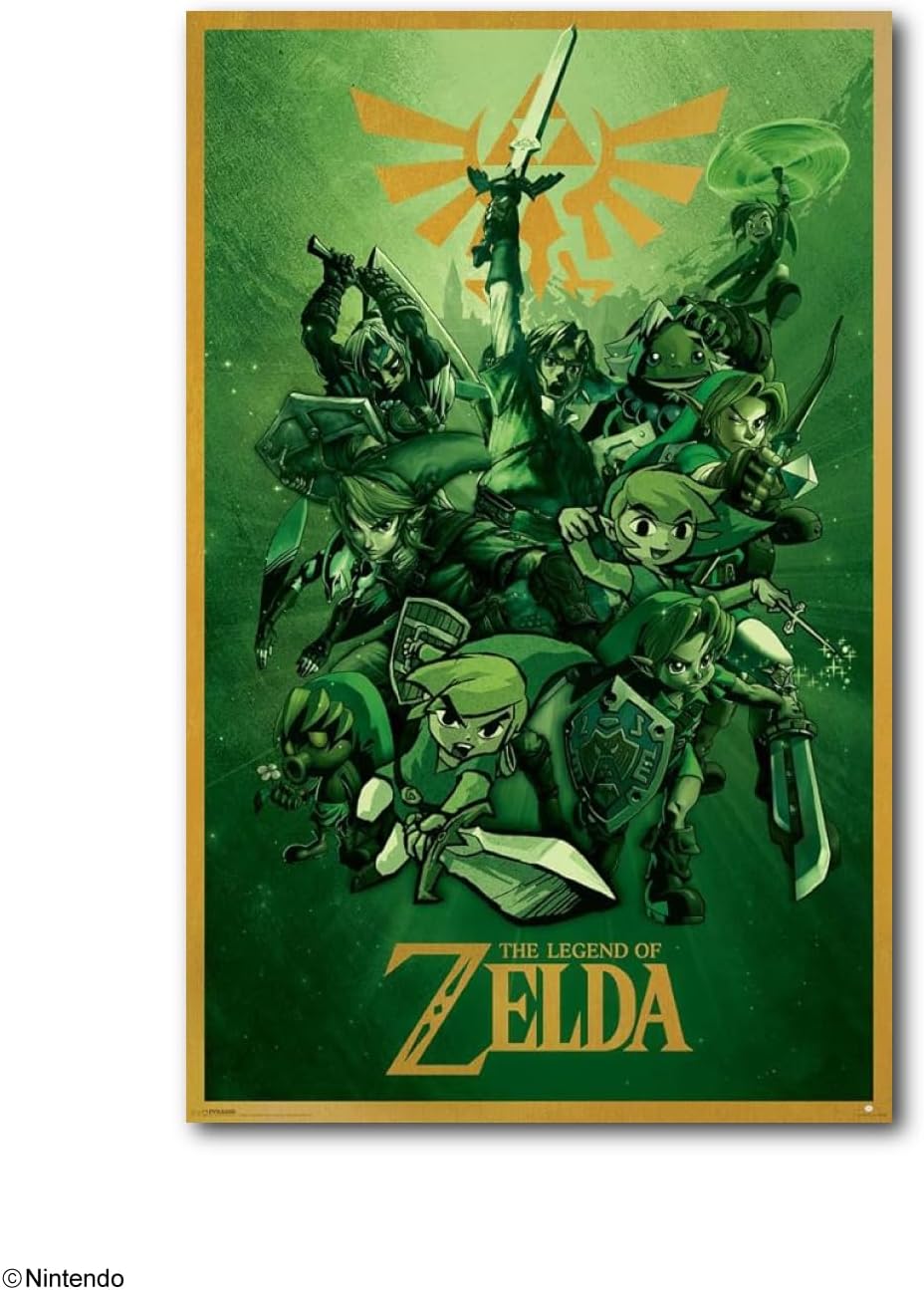 Pyramid America Zelda Link Poster – 11 x 17 in - Flex Gamingproduct_type