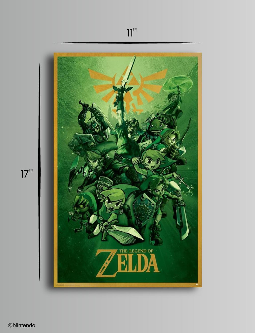 Pyramid America Zelda Link Poster – 11 x 17 in - Flex Gamingproduct_type