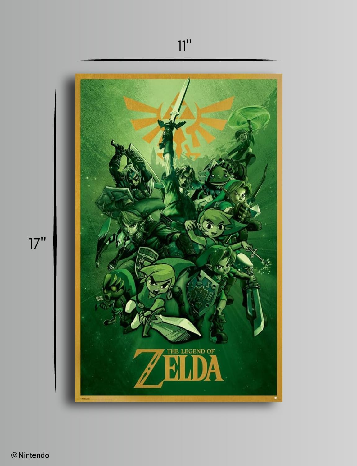 Pyramid America Zelda Link Poster – 11 x 17 in - Flex Gamingproduct_type