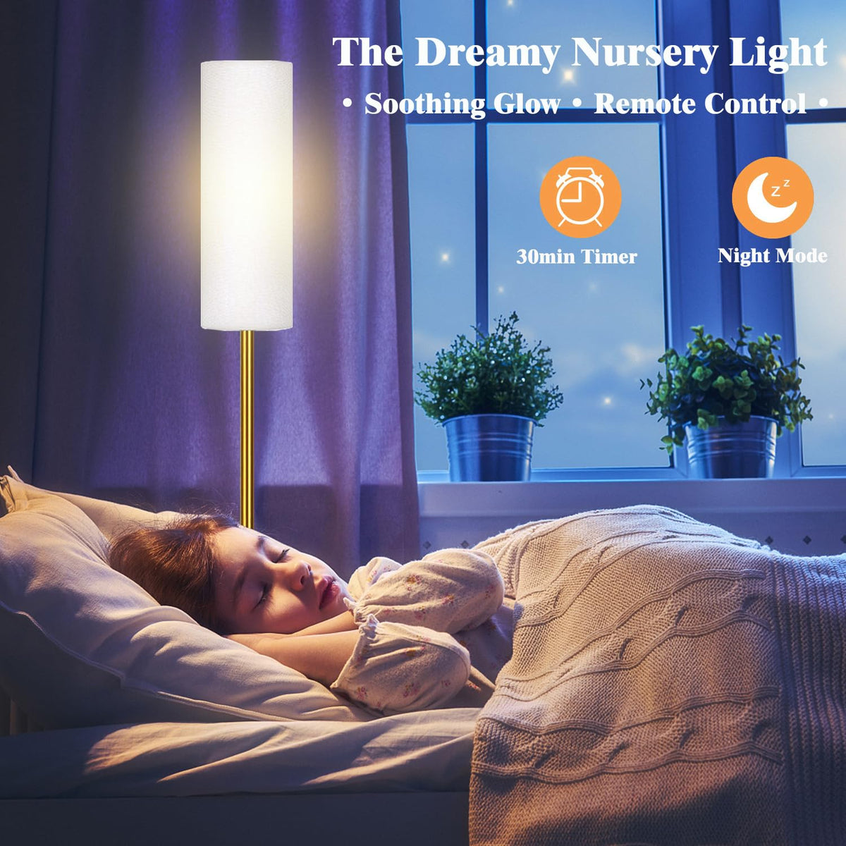 Qaubauyt Smart LED Floor Lamp, RGB Dimmable, App & Remote – 7 Colors - Flex Gamingproduct_type