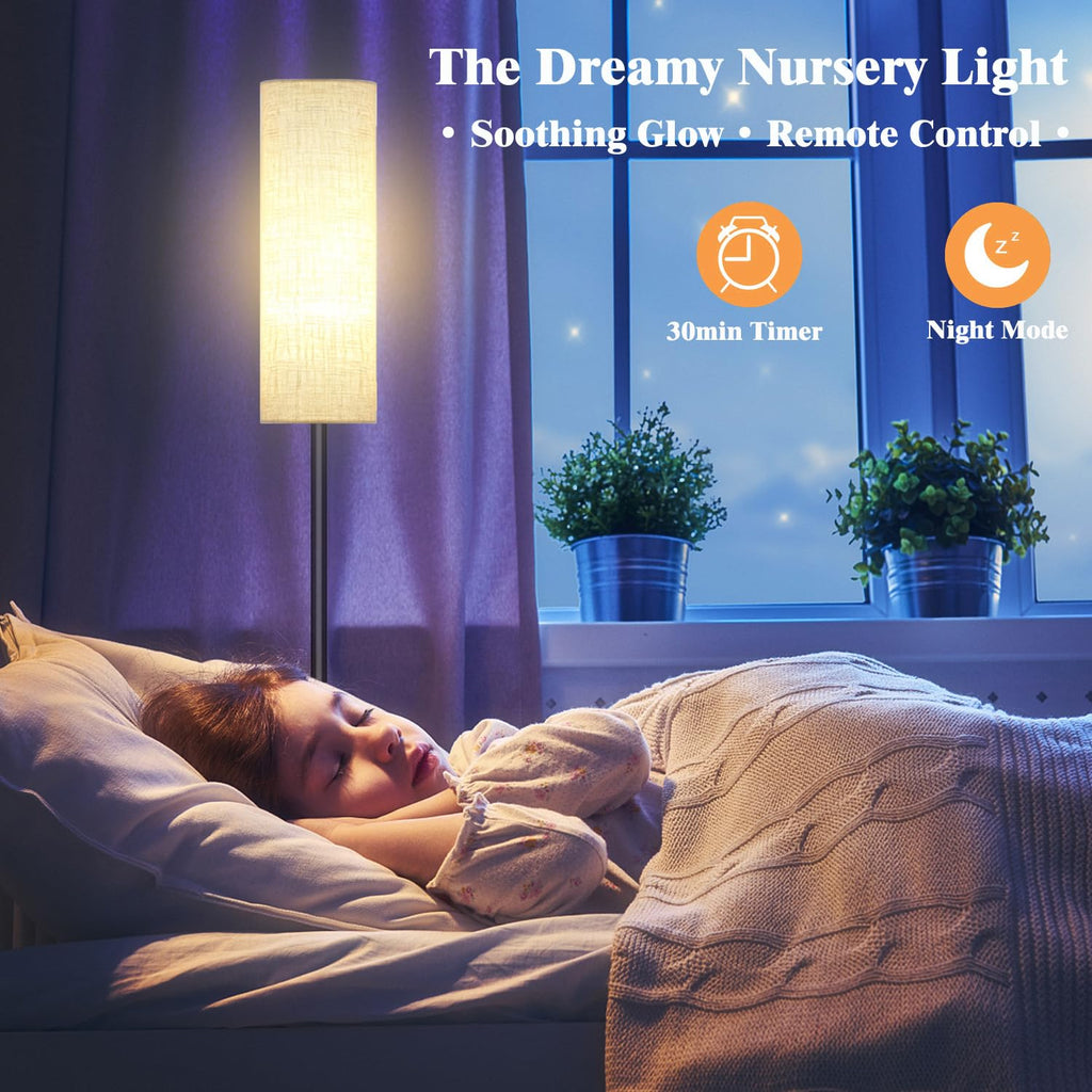 Qaubauyt Smart LED Floor Lamp, RGB Dimmable, App & Remote – 7 Colors - Flex Gamingproduct_type