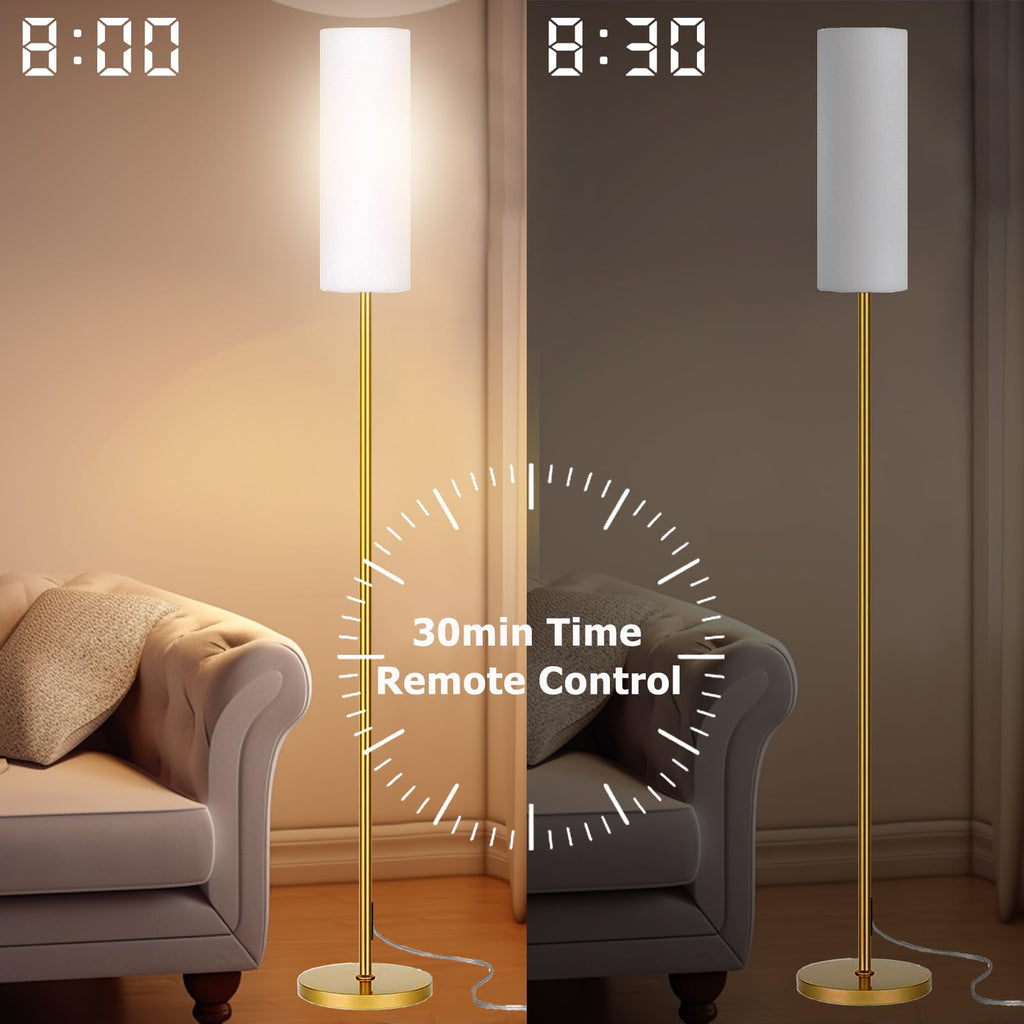 Qaubauyt Smart LED Floor Lamp, RGB Dimmable, App & Remote – 7 Colors - Flex Gamingproduct_type