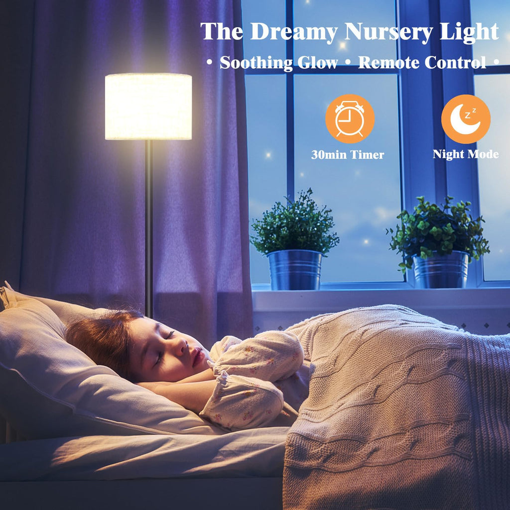 Qaubauyt Smart LED Floor Lamp, RGB Dimmable, App & Remote – 7 Colors - Flex Gamingproduct_type