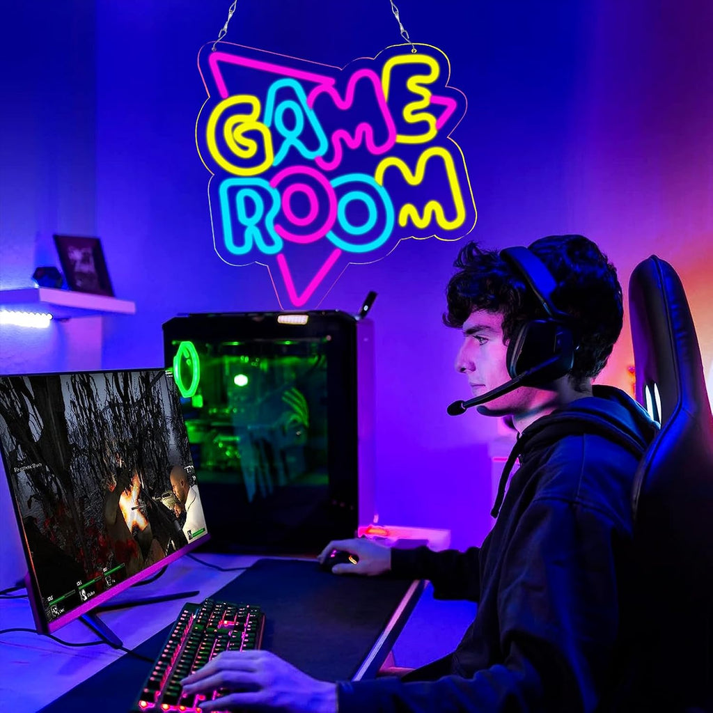 qbanziou LED Neon Sign – 7 Styles - Flex Gamingproduct_type