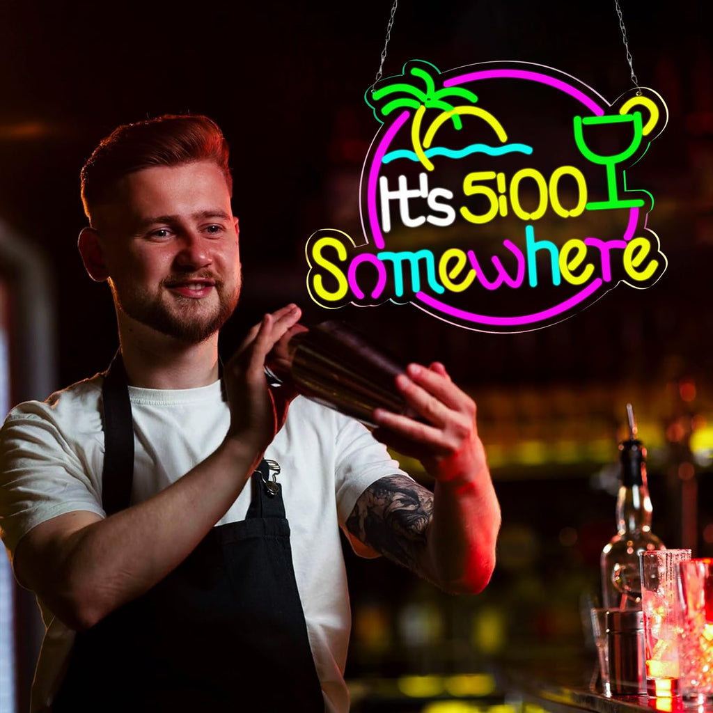 qbanziou LED Neon Sign – 7 Styles - Flex Gamingproduct_type