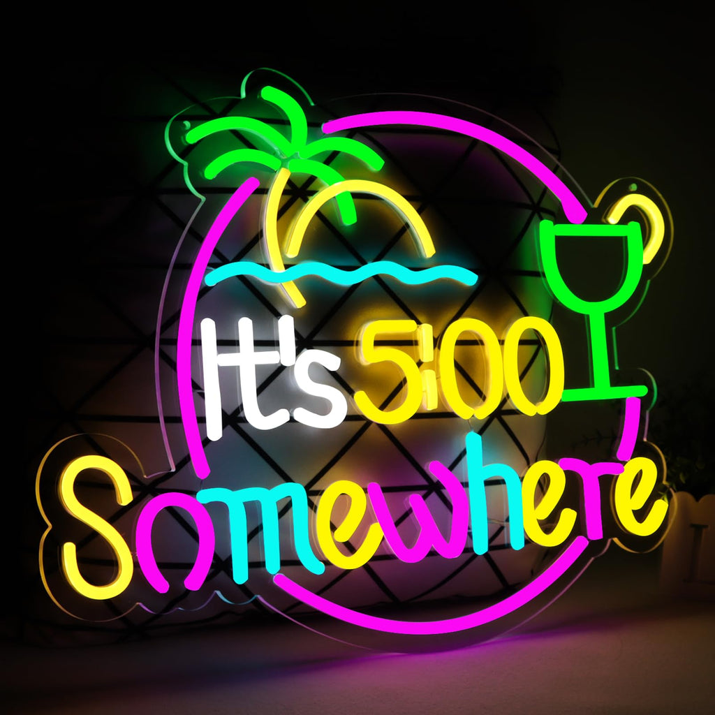 qbanziou LED Neon Sign – 7 Styles - Flex Gamingproduct_type