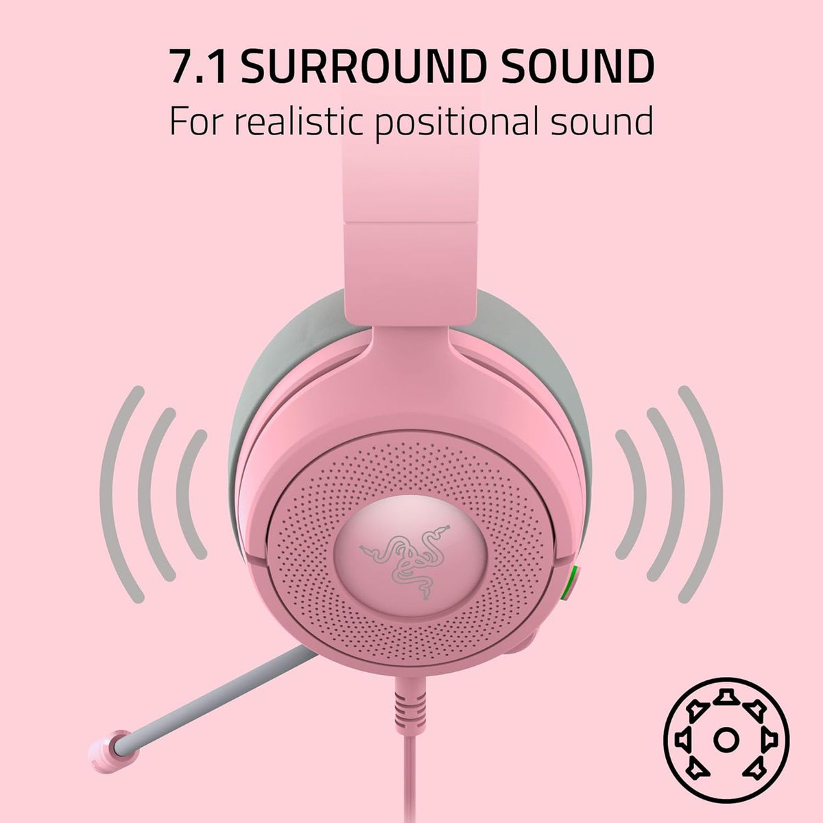 Razer Kraken Kitty V3 X Wired Gaming Headset – 3 Colors - Flex Gamingproduct_type