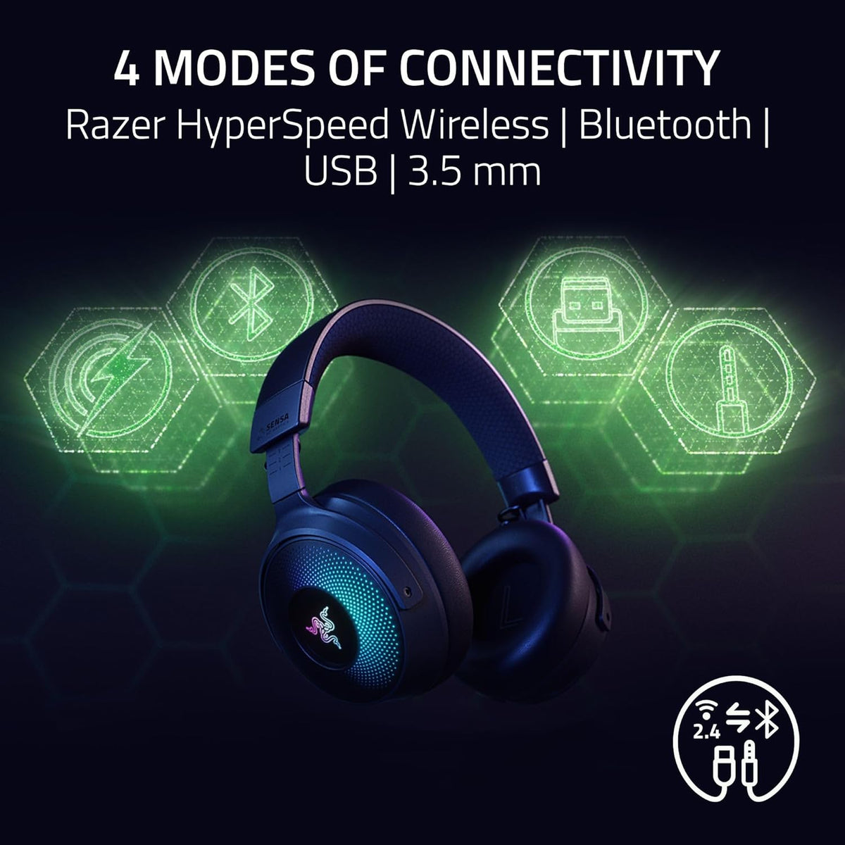 Razer Kraken V4 Pro Wireless Gaming Headset – Black - Flex Gamingproduct_type