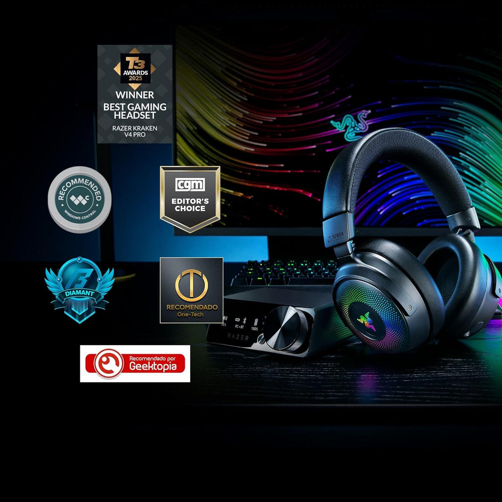 Razer Kraken V4 Pro Wireless Gaming Headset – Black - Flex Gamingproduct_type