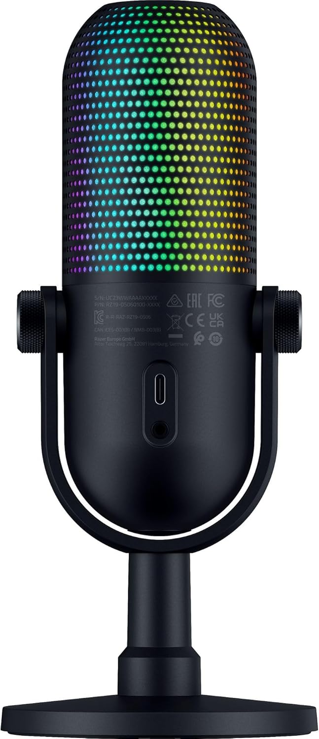 Razer Seiren V3 Chroma RGB Stream-Reactive USB Gaming Microphone – 3 Colors - Flex Gamingproduct_type