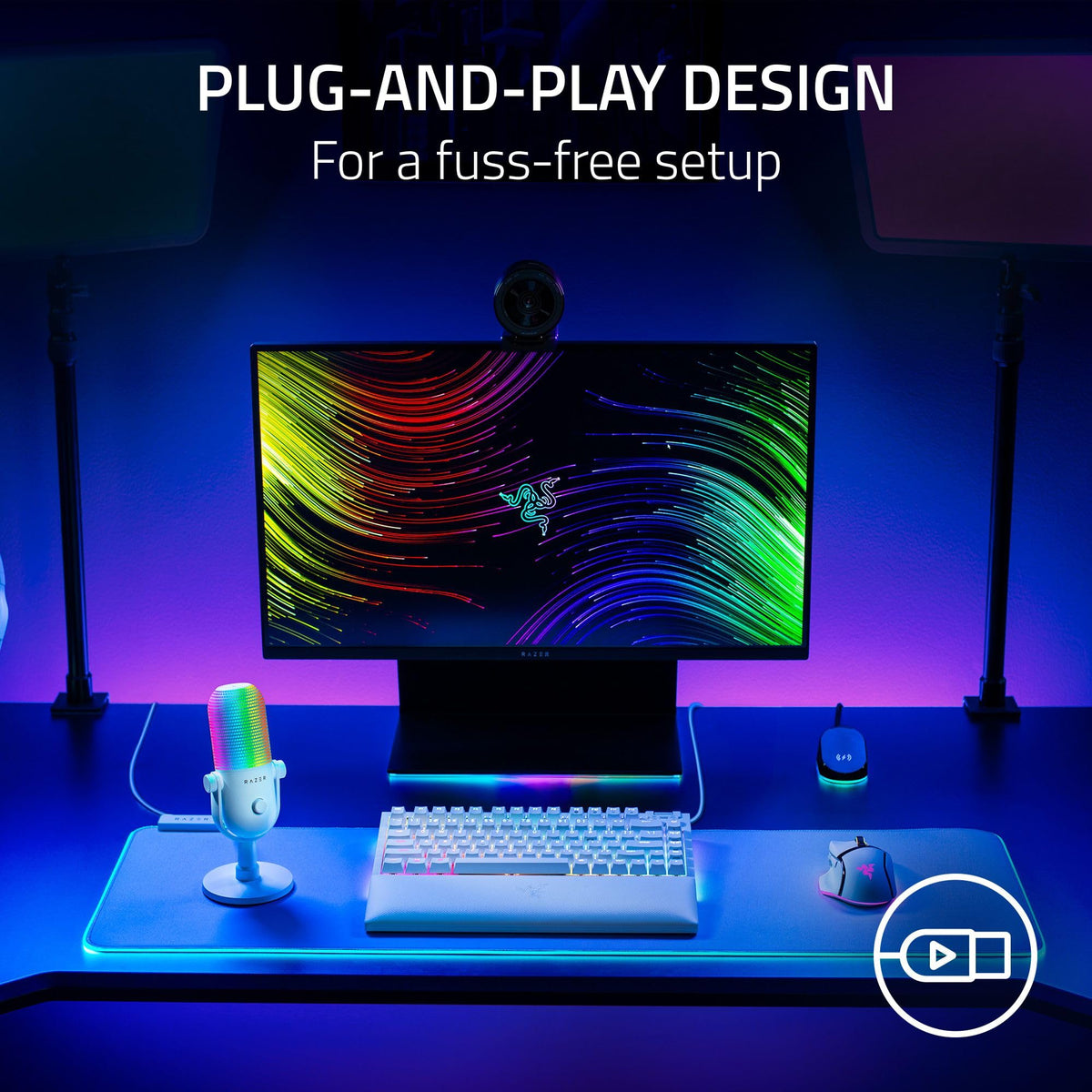 Razer Seiren V3 Chroma RGB Stream-Reactive USB Gaming Microphone – 3 Colors - Flex Gamingproduct_type