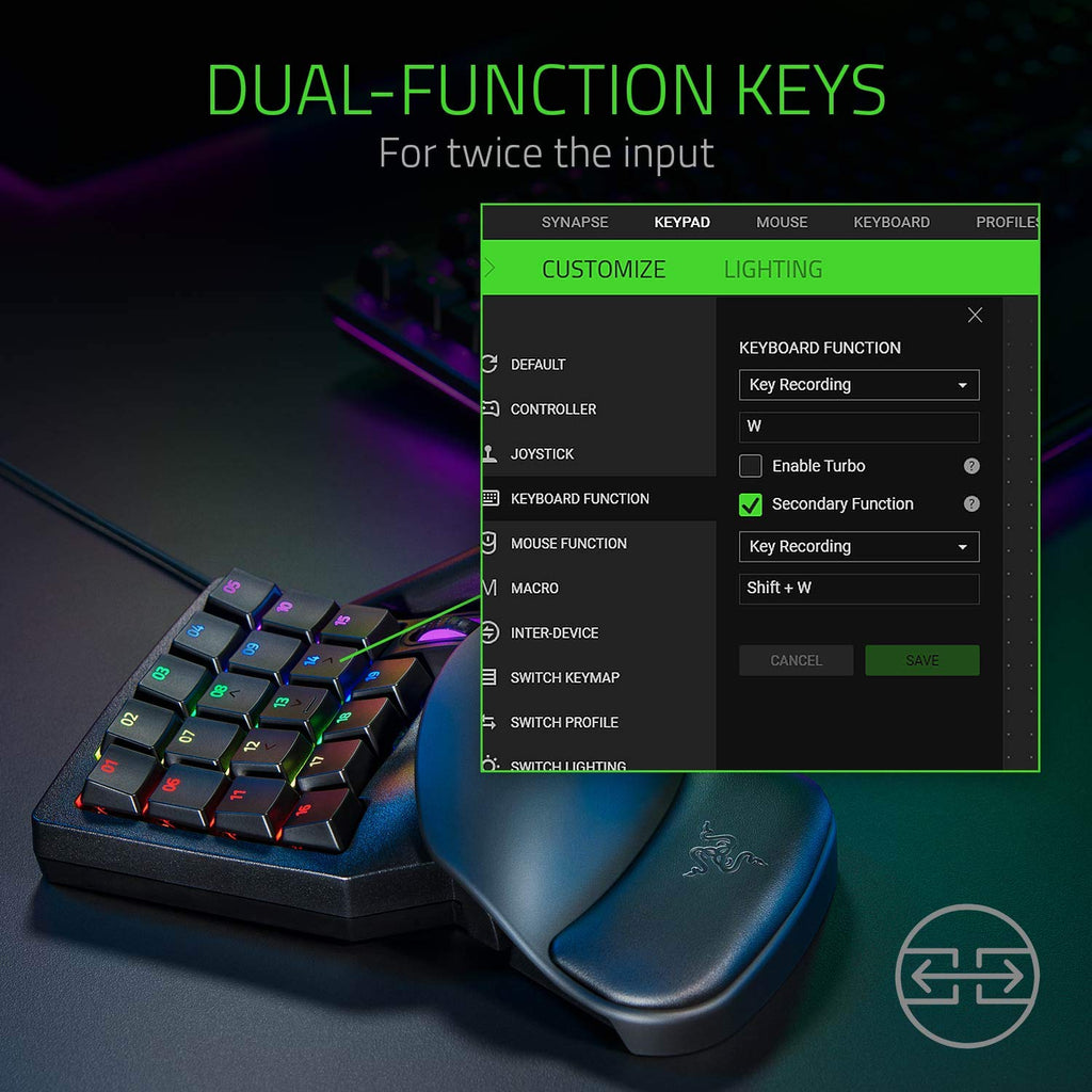 Razer Tartarus Gaming Keypad – 2 Styles & 2 Colors - Flex Gamingproduct_type