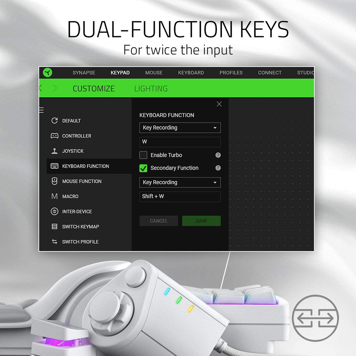 Razer Tartarus Gaming Keypad – 2 Styles & 2 Colors - Flex Gamingproduct_type