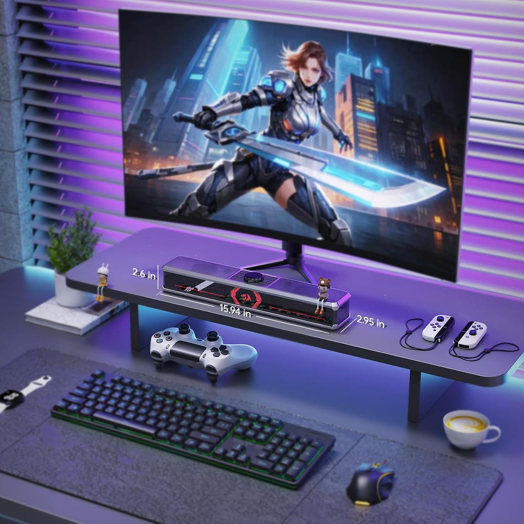 Redragon GS524 Stereo Desktop Soundbar with Bluetooth & RGB - Flex Gamingproduct_type