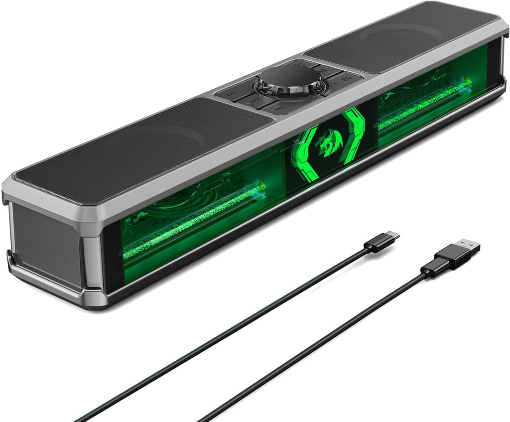 Redragon GS524 Stereo Desktop Soundbar with Bluetooth & RGB - Flex Gamingproduct_type