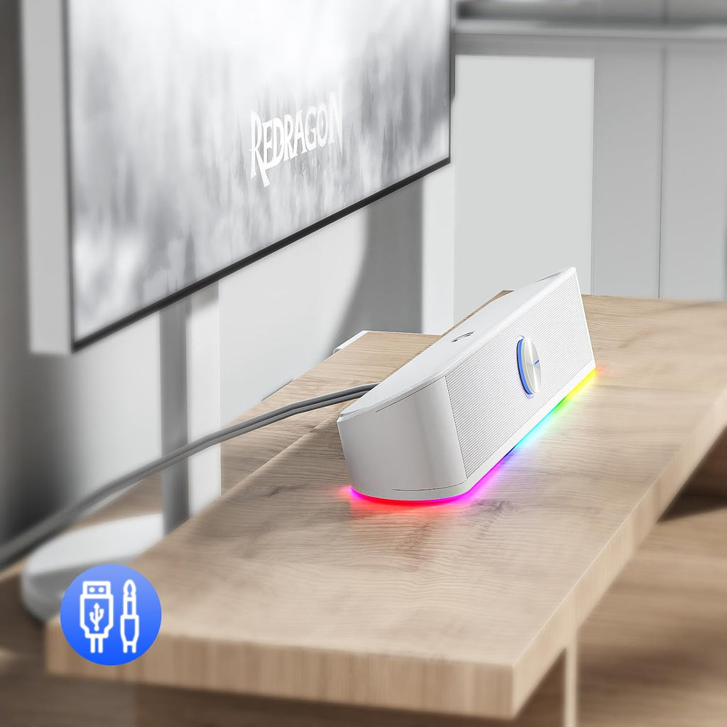 Redragon GS560 RGB Desktop Soundbar – 3 Colors - Flex Gamingproduct_type