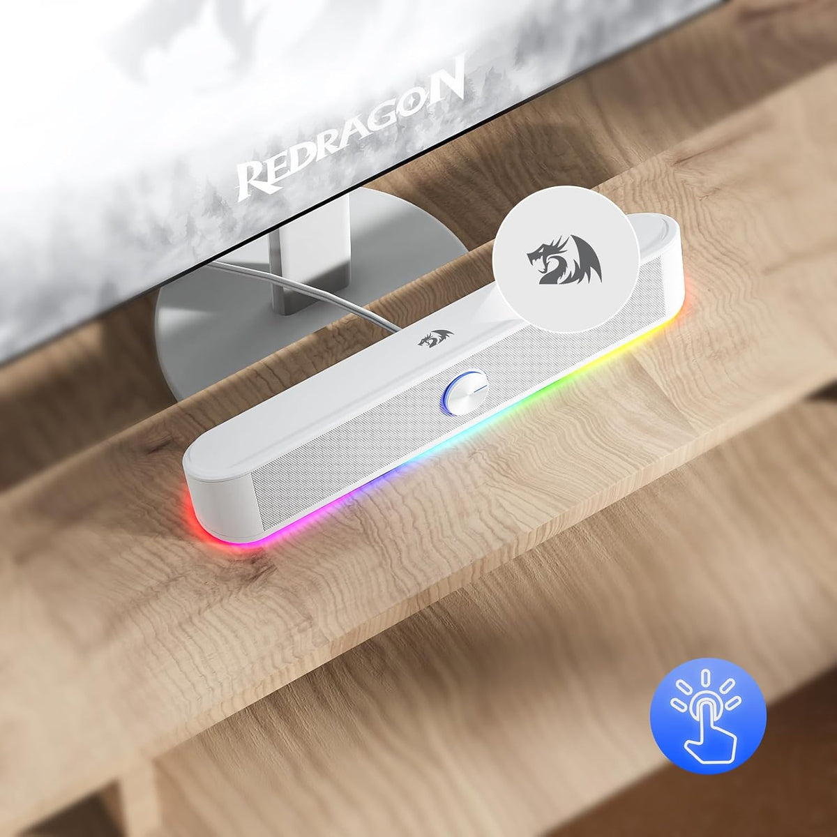 Redragon GS560 RGB Desktop Soundbar – 3 Colors - Flex Gamingproduct_type