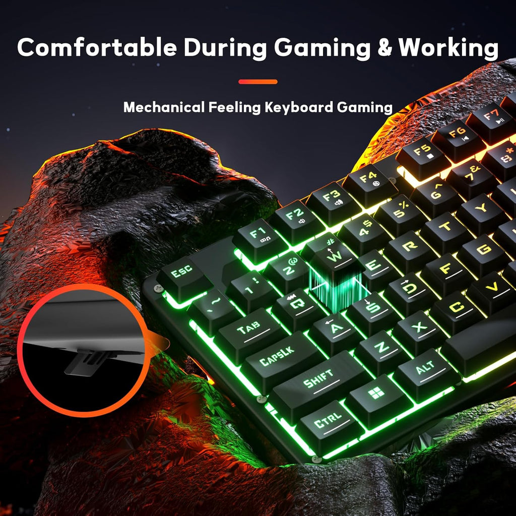 Redragon K521 Gaming Keyboard 104 Keys RGB LED – 7 Colors - Flex Gamingproduct_type