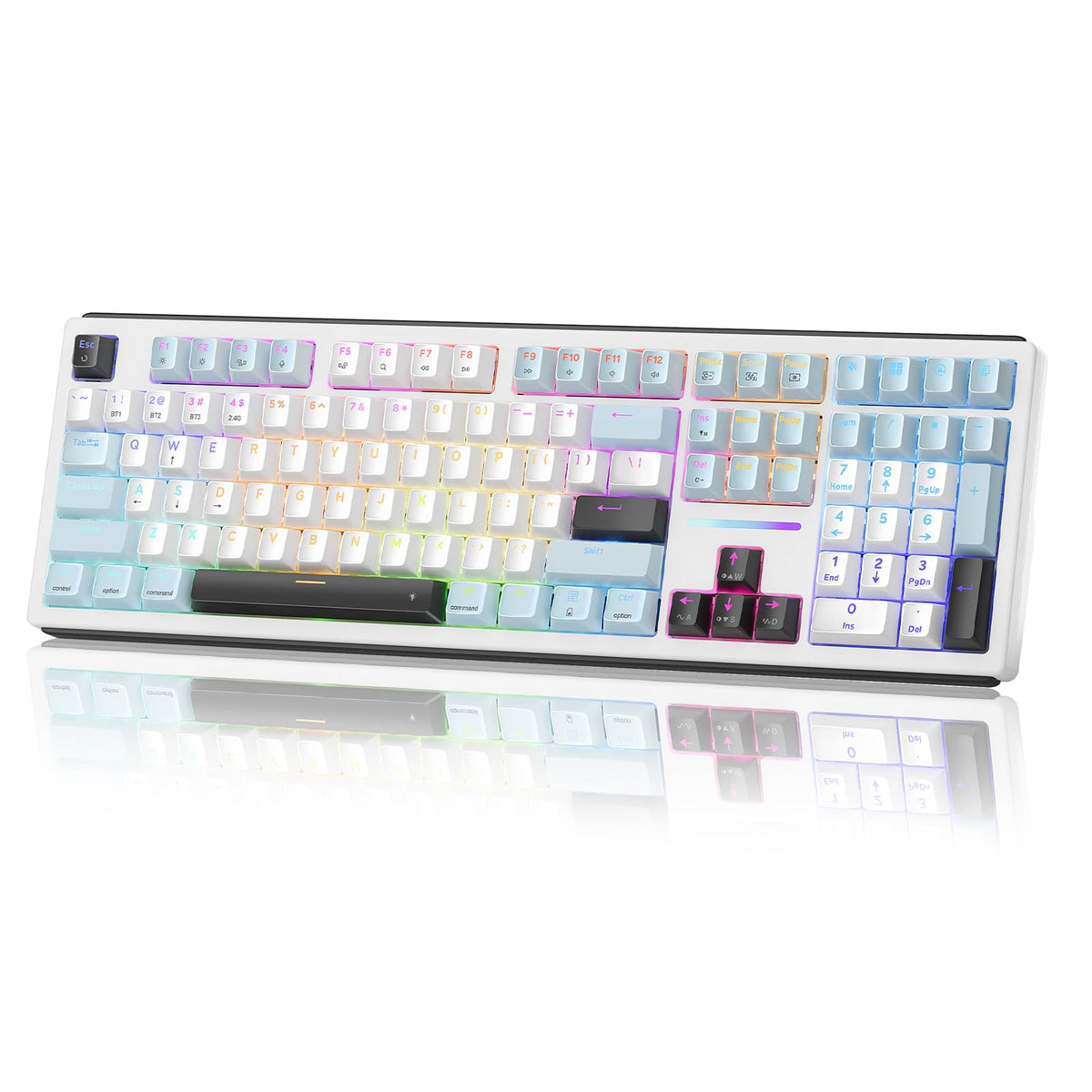 Redragon K521 Gaming Keyboard 104 Keys RGB LED – 7 Colors - Flex Gamingproduct_type
